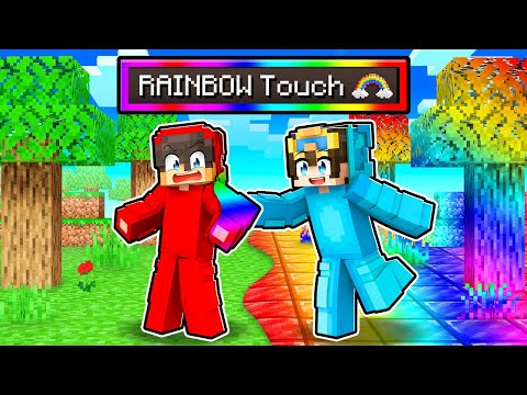 Nico Has A RAINBOW TOUCH In Minecraft