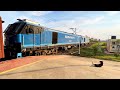 Mps action  powerful locomotive wag12 pulled empty  boxn freight  indianrailways