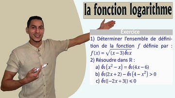 fonction logarithme 2 bac exercices - domaine de définition logarithme - inéquation et équation ln