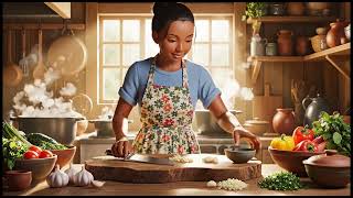 Ghibli ASMR  l Myanmar's Secret Breakfast Soup l Mohinga Morning Routine screenshot 1