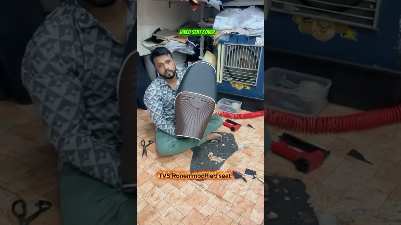 TVS baike#seat modifications #tvs#new seat cover #javed seat cover #kapmtee #short#vidio #2025
