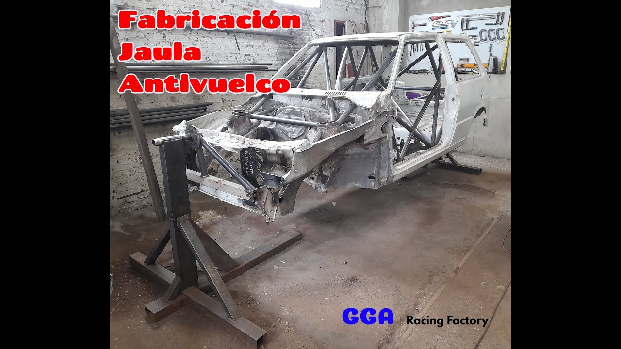 🔥Construccion Jaula antivuelco Fiat uno Pista! GGA Racing Factory!🔥
