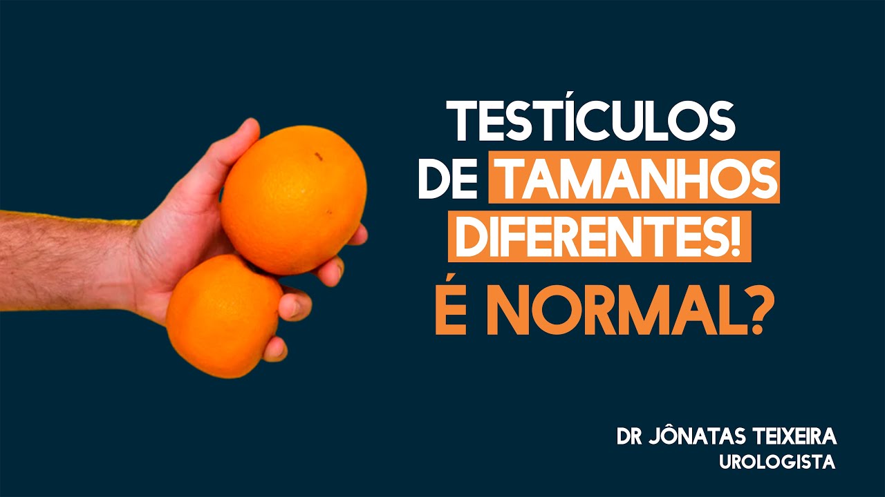 UM TESTÍCULO MENOR QUE O OUTRO! É NORMAL?! - YouTube