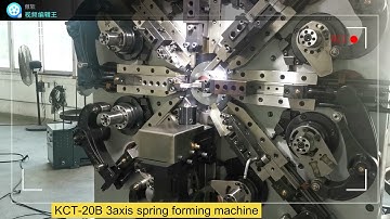KCMCO KCT 20B PLUG IN SPRING WIRE FORMING MACHINE