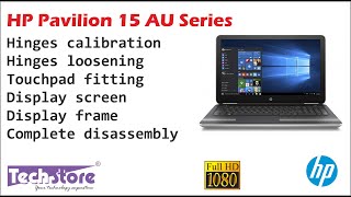 HP Pavilion 15 AU Series Hinges & Touchpad issue resolved Hinges loosening calibration display frame