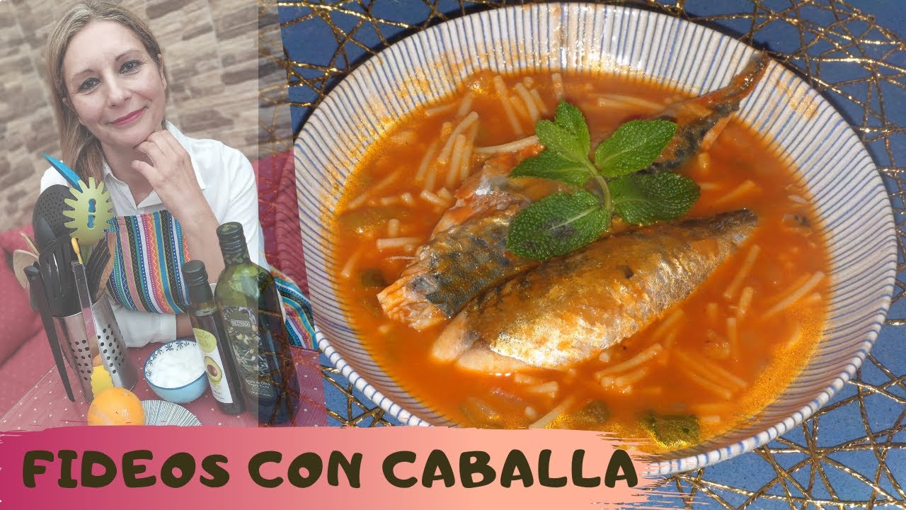 Receta de Fideos con Caballa típica de Cádiz
