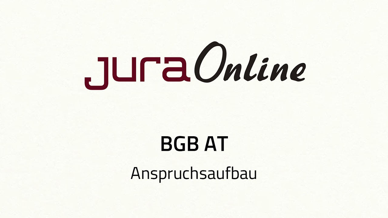 JurClip: Anspruch auf Herausgabe, § 985 BGB - Teil 1