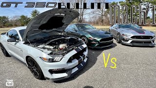 The Best Specialty Mustang is…BULLITT vs MACH1 vs Shelby GT350!