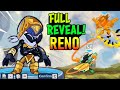 Reno FULL Reveal! • ALL Sigs + Skins + Colors + Stances + More!! • Brawlhalla New Legend Gameplay