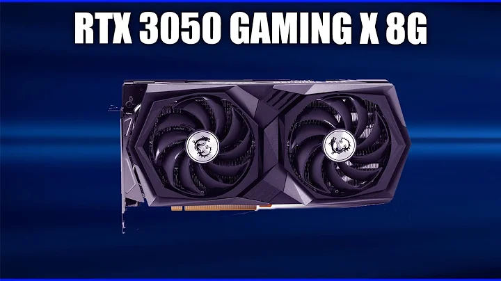 Unveiling the MSI GeForce RTX 3050 Gaming X8G: Ultimate Gaming Power!