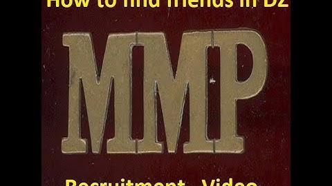 The Division 1.8.1 - How to find friends in the Dark zone - MMP Recruitment Process