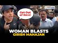 Mumbai Viral Video: Woman Confronts Minister Girish Mahajan During BJP Rally