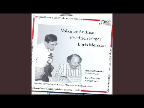 Sleduj Violin Sonata in D Major, Op. 4: II. Lento na YouTube