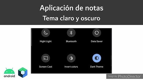 Temas en Jetpack Compose | Aplicación de notas