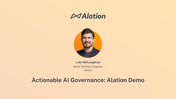 Actionable AI Governance: Alation Demo