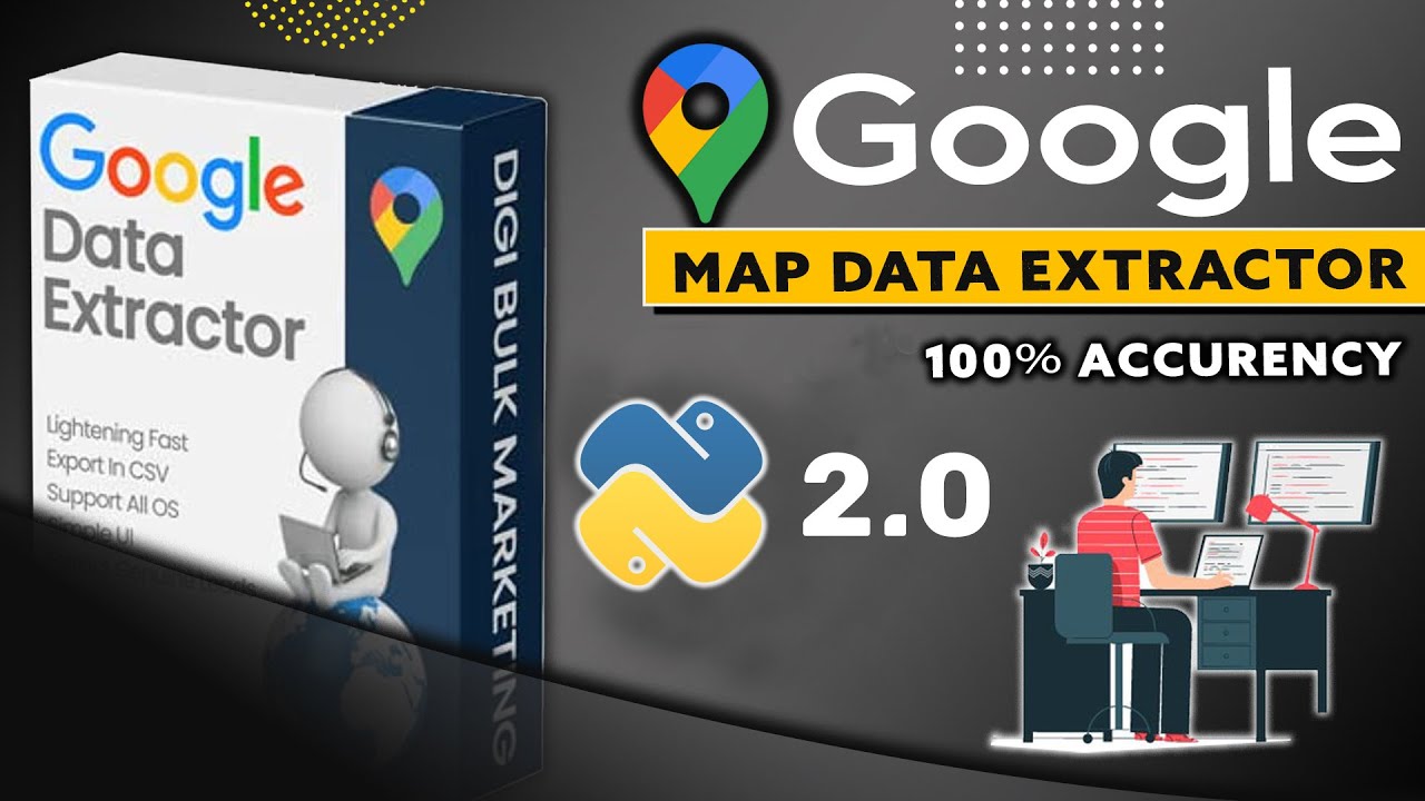how to scrape google maps | google maps scraper 2.0 #googlemap - YouTube