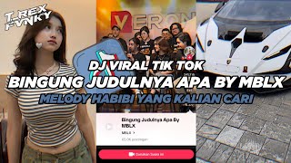 DJ BINGUNG JUDULNYA APA BY MBLX || DJ MELODY HABIBI VIRAL TIK TOK 2024 (Slowed \u0026 Reverb)