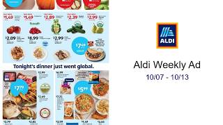 Information Aldi Weekly Ad 10/07 - 10/13 Guide