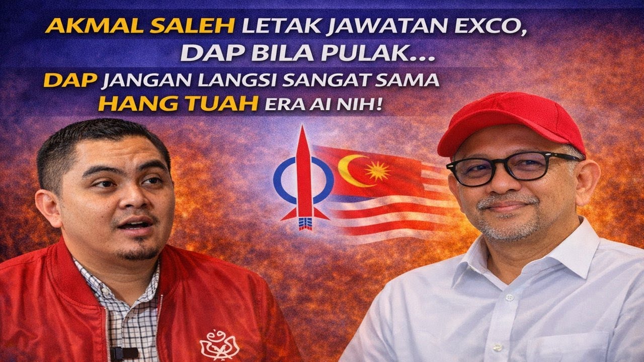 Akmal Saleh letak jawatan exco , DAP bila pulak, DAP jangan langsi sangat sama Hang Tuah era AI nih