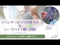 【育てて楽しむ】ラベンダーポプリとハーブバス【癒しタイム】