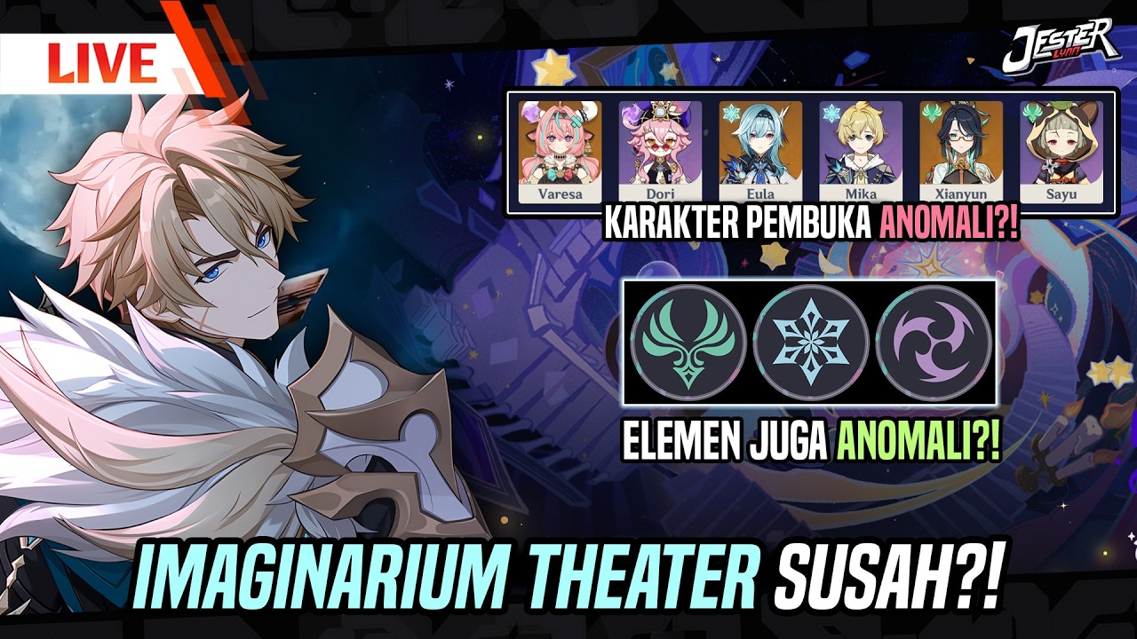 🔴NAH! GINI DONG, SUSAH IT-NYA! ELEMEN & CHAR PEMBUKA ANOMALI Ep.1916 | Genshin Impact Indonesia