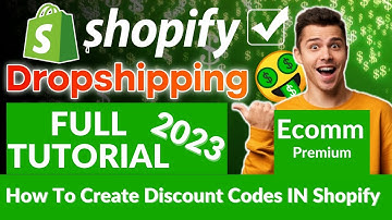 How To Create Discount Codes in Shopify
