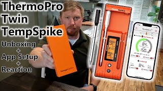 ThermoPro Twin TempSpike: Unboxing + App Setup + First Impression & Reaction