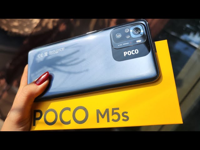 中古品 Xiaomi POCO M5s 8GB 256GB Blue 位置偽装 中古品 Xiaomi