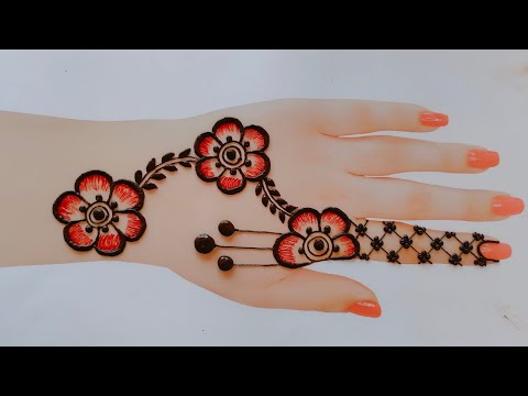 Back Hand Mehndi Designs Simple arabic | New Easy Mehndi Designs | Beautiful Easy Mehndi Design 2023