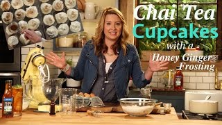 Chai Tea Cupcakes with Honey Ginger Frosting | Lovely Lady Cakes