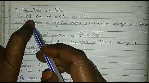 Exercise 1.1/ 2. Say true or false