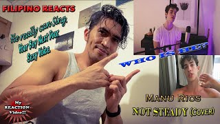 MANU RIOS 🇪🇸 | PALOMA MAMI - NOT STEADY (COVER) | REACTION VIDEO