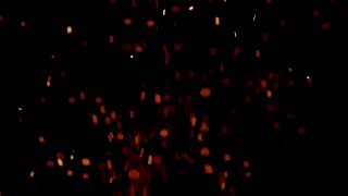 Fire Stock Footage - Particles Fire Sparks (4K Res)