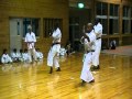 Kiyobukan yudansha black belts perform gojushiho
