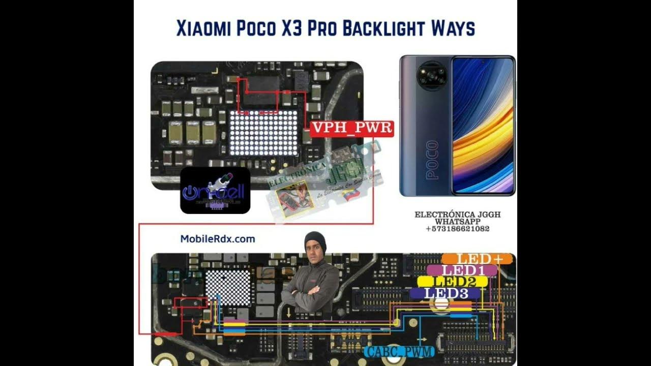 xiaomi Poco X3 Pro motherboard schematic service ways ic solution