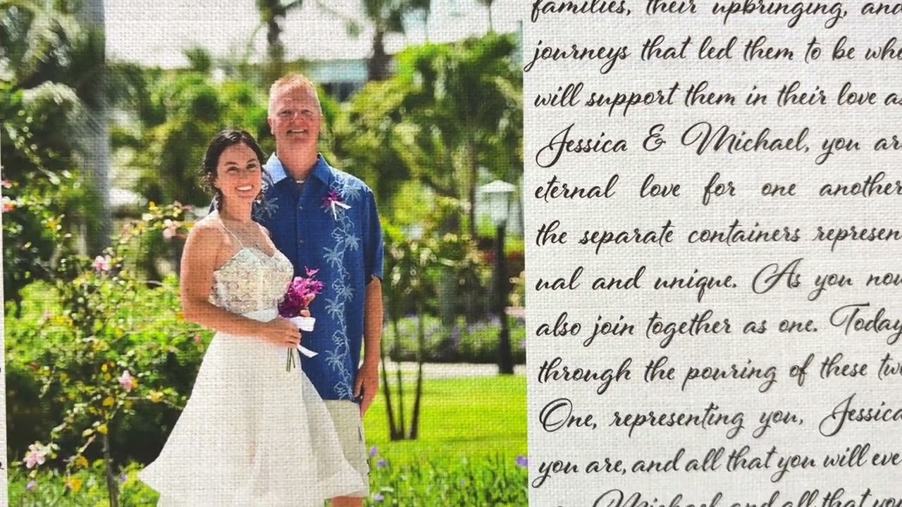 Cotton 2nd Anniversary Gift, Wedding Vows & Photo on Canvas, Personalized  | JW Design Studio