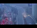 2020.03.01 トラック横転事故|御堂筋新淀川大橋南詰 北行車線|新御堂筋ライブカメラ