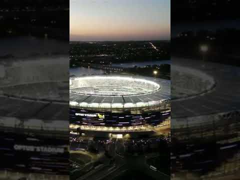 Optus Stadium Arial View (NRL Double Header)