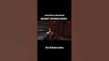WORST SPAWN EVER!!! They better fix this!!! #arcraiders Beta