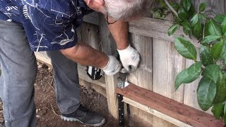 Fence Post Repair for $7.50