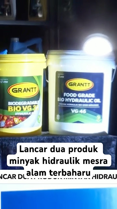 Lancar dua produk minyak hidraulik mesra alam terbaharu