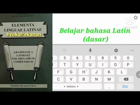 #2 Belajar BAHASA LATIN - VOKAL & TEKANAN: Cara pengucapan