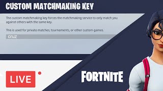 ?NA WEST CUSTOM MATCHMAKING FORTNITE LIVE SCRIMS SOLO DUO SQUAD