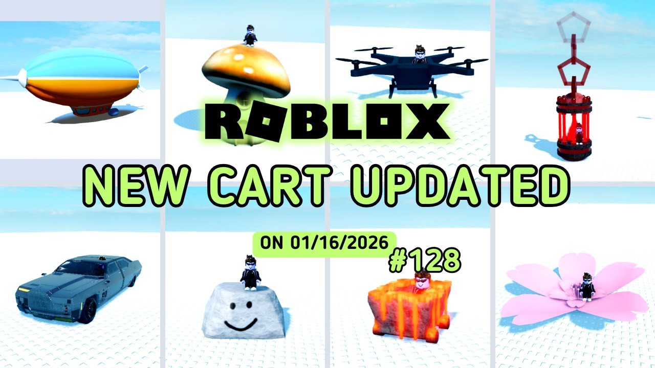 Roblox | Create a Cart Ride | New Carts Updated on 01/16/2026 