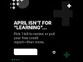 April: One Money Action