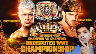 WWE King and Queen Of The Ring 2024 Match Card Predictions | Action Dream Mania