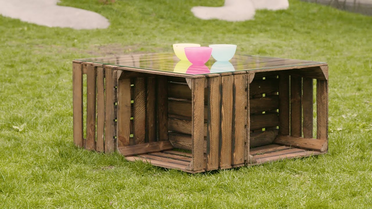Project Tutorial Upcycled Garden Table YouTube