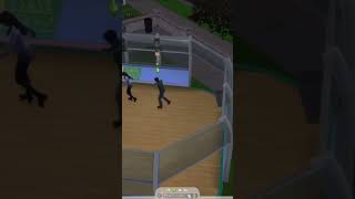 MY SIM ALMOST BROKE HIS BACK.. #sims4 #sims