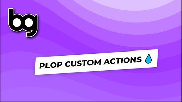 💧 plop custom actions