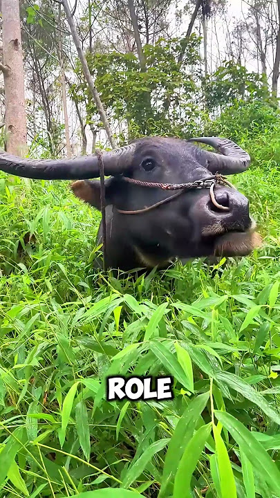 AMAZING! Water Buffalo dives into the lake to cool off 😱 #shorts